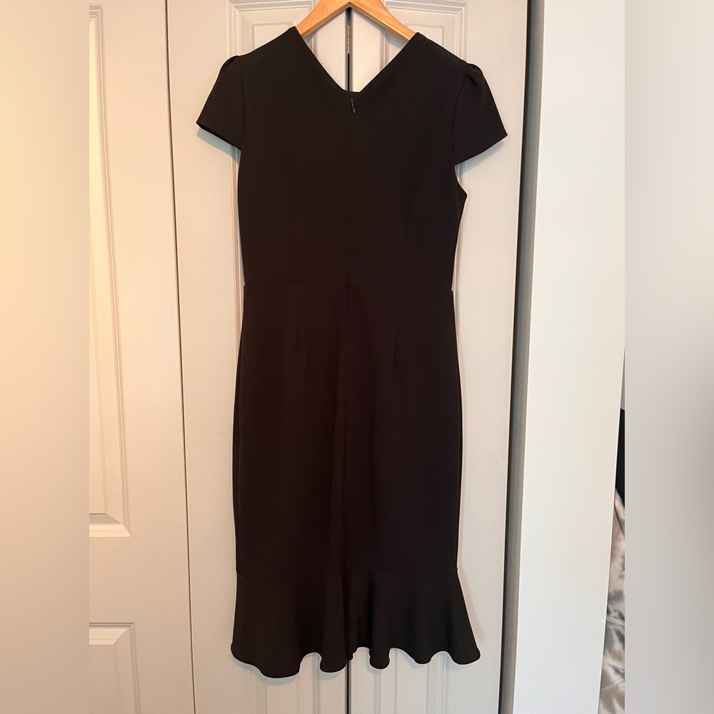 Betsey Johnson black ruffle hem dress